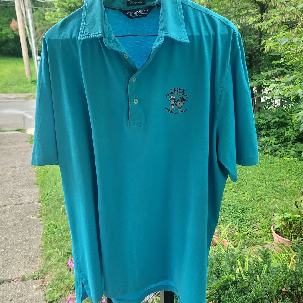 Men's Polo Ralph Lauren Short Sleeve 2014 US Open Golf Polo Shirt